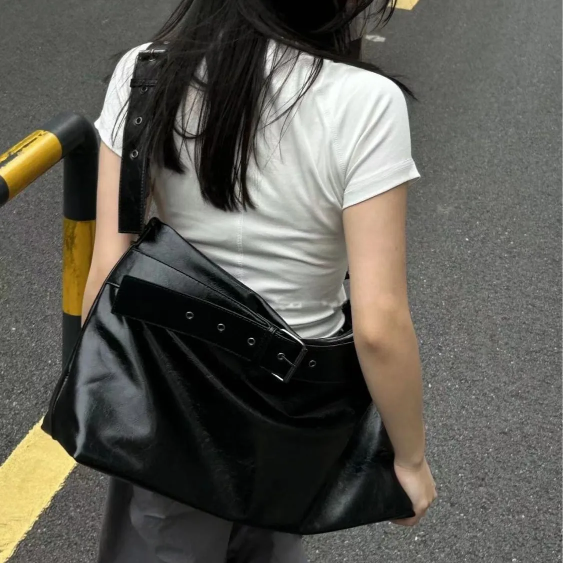 CGCBAG Fashion Designer Luxury Brand Tote Bag Simple Commuting Lage Capacity Female Shoulder Bag Soft PU Leather Handbag Women