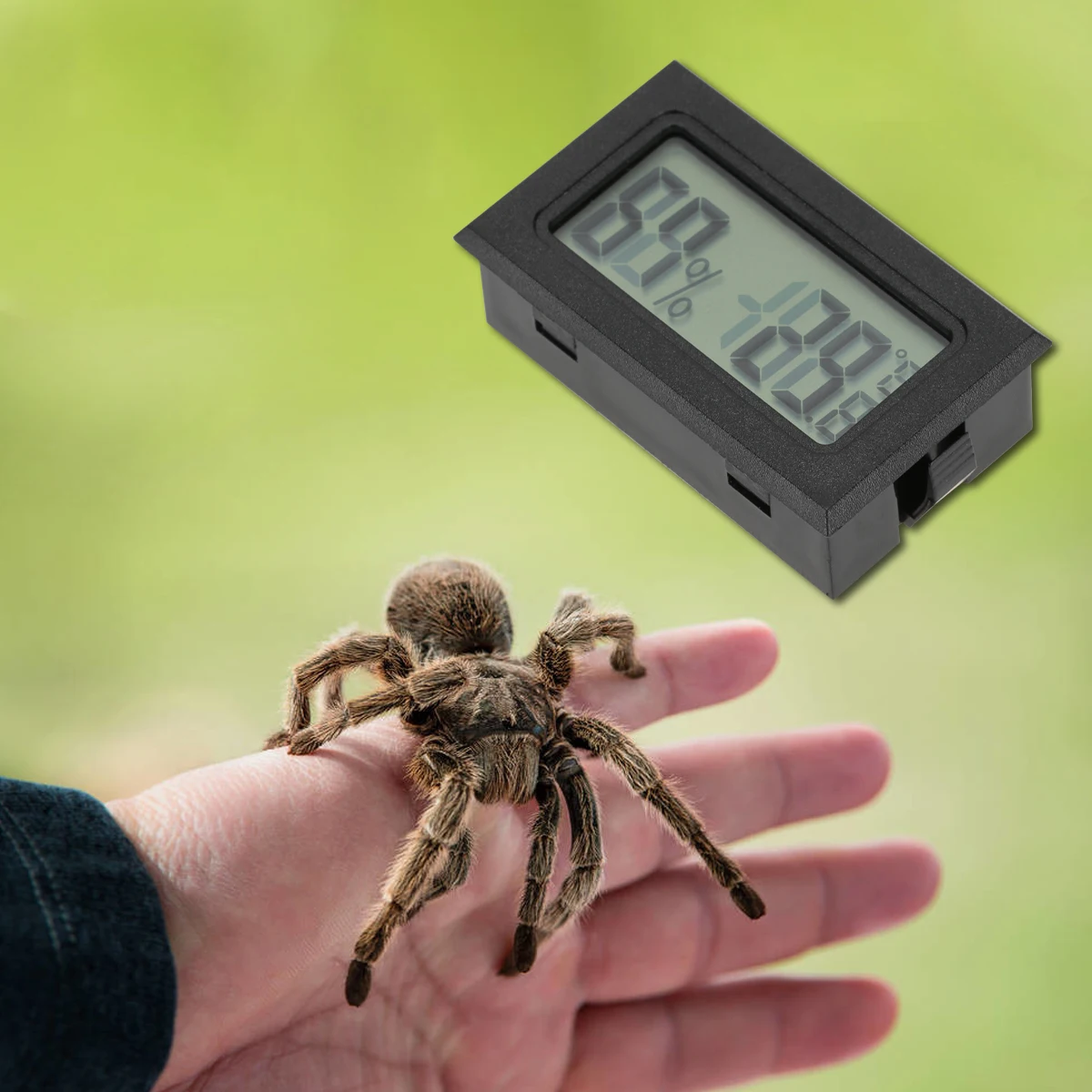 

5 Pcs Thermometer Indoor Humidity Liquid Crystal LCD Wireless Gauge Abs Hygrothermograph