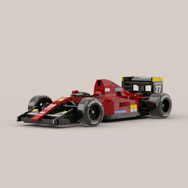 MOC-217823 Formula F1-91 643 Auto sportiva Auto sportiva Building Blocks Modello 804 PartsMOC Creativo Ragazzi Bambini Compleanno Giocattolo Regalo
