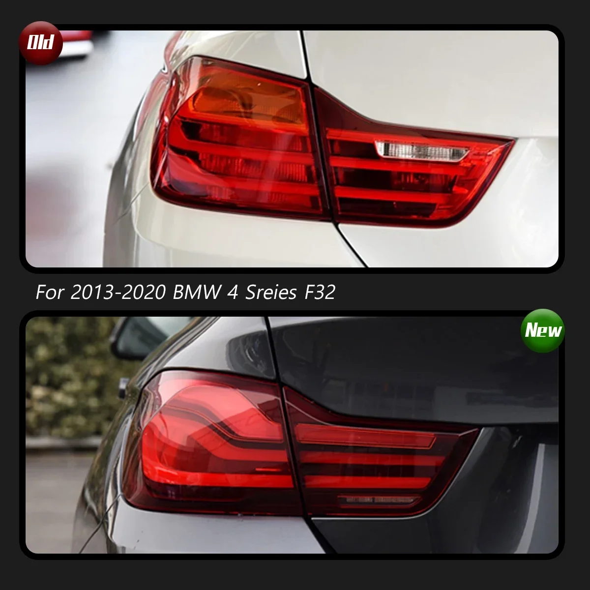 New LED Taillight Upgrade Modified Full Tail Lamp Car Accessories For BMW 4 Sreies F32 2013-2020 Dynamic Turn Signals