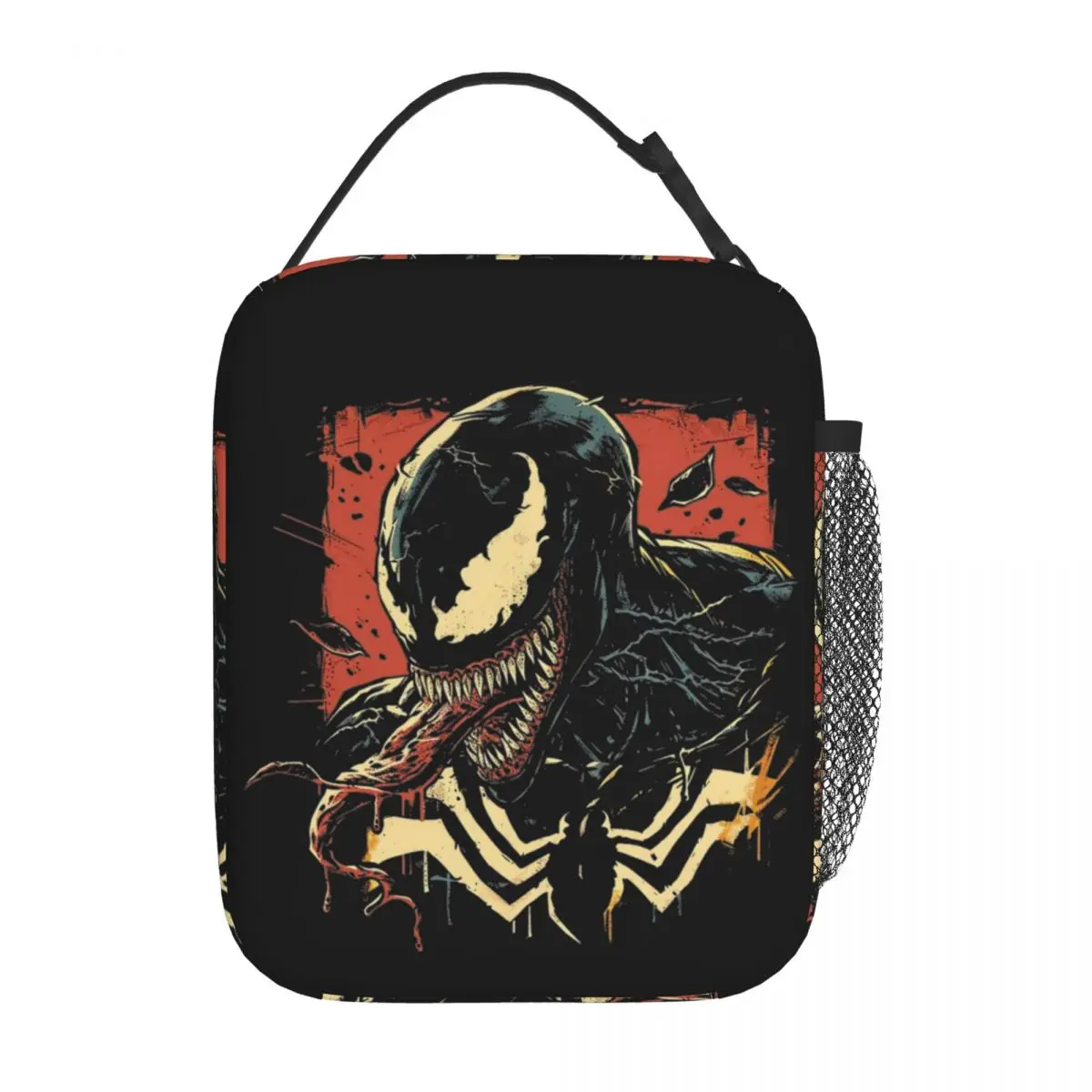 Venom Fury Insulated Lunch Bag Cooler Bag Reusable Meal Container Large Tote Lunch Box Food Bag Beach Picnic