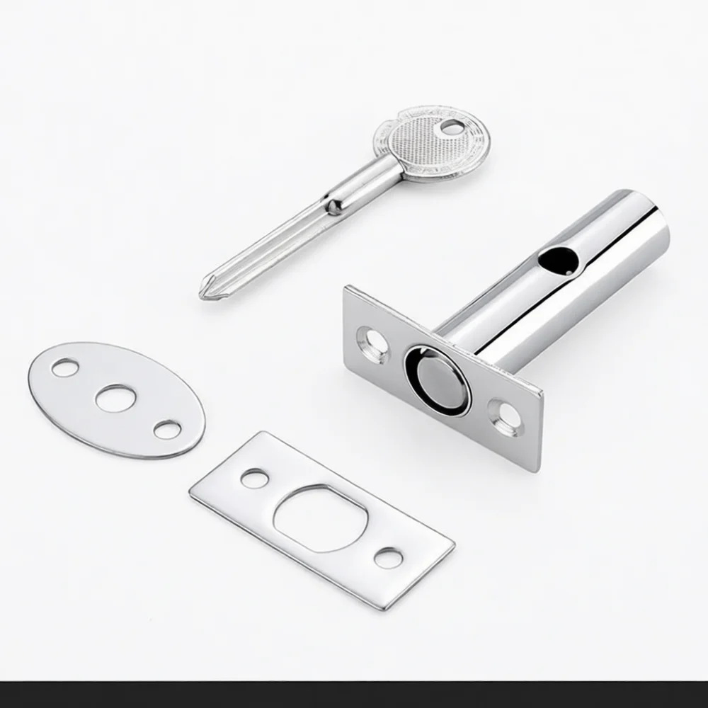 For BUFEISON Stainless Steel Pipe Well Security Latch Concealed Fire Inspection Door Lock Hardware Maintenance
