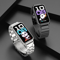 Strap for Huawei Band 6/6 Pro Metal Wristband for Honor Band 6/5i Beracelet for Huawei Band 8 9 10 Strap Leather Pulseira Correa