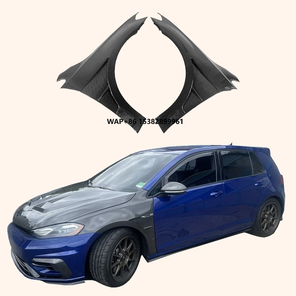

For VW Golf MK7.5 GTI TSI R Carbon Fiber Vented Fender Replacement (can Not for MK7)