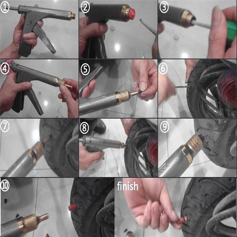 

Car Tire Repair Tool Tire Repair Kit Auto Bike Tire Repair Puncture Plug Garage Motorcycle Wheel Vacuum KitJAS