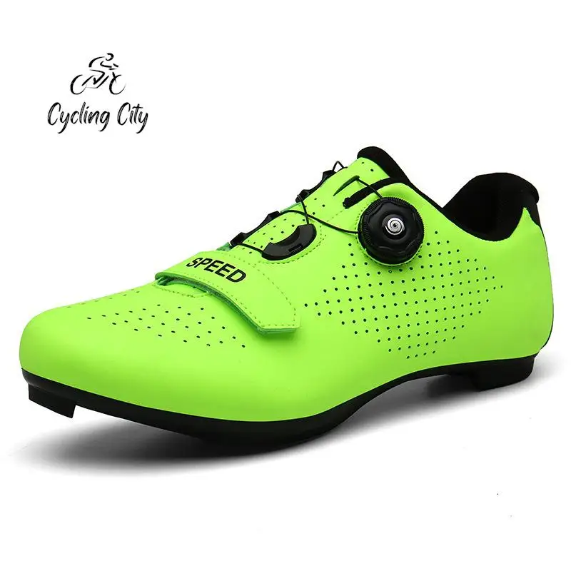 

Cycling City Mountain Riding Shoes Outdoor Road Riding Shoes Night Reflective Bicycle Riding Men's Shoes Mountain Bike Lock Shoe