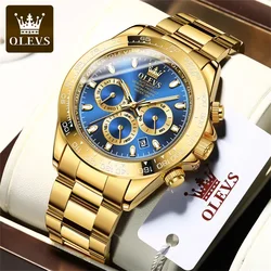 OLEVS 6638 Men Watches Calendar Week Luxury Automatic Watch