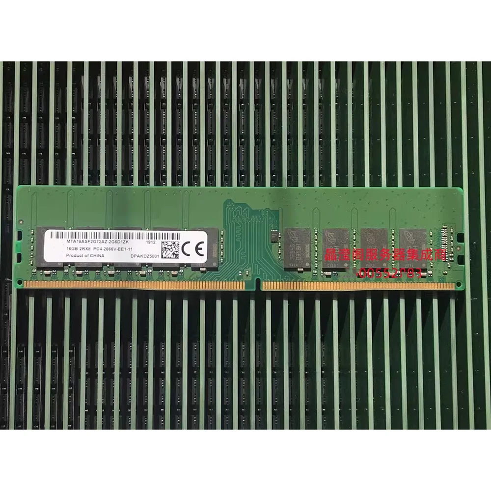 

For DELL T40, T140, T340, R240 and R340 servers have 16G DDR4 PC4-2666V ECC memory.