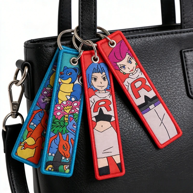 Японский комикс-брелок «Монстры Eif», мультяшный двусторонний кулон для рюкзака, аксессуар-жет-таг, детская игрушка, подарок