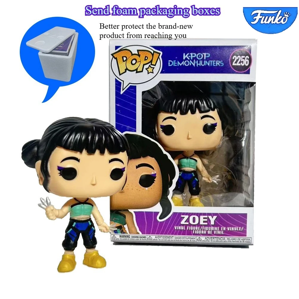 New Anime Demon Hunter K-pop Style Action Figures Rumi Zoey Mira Saja Boys Cosplay Vinyl Toys Fan Gift Ornaments