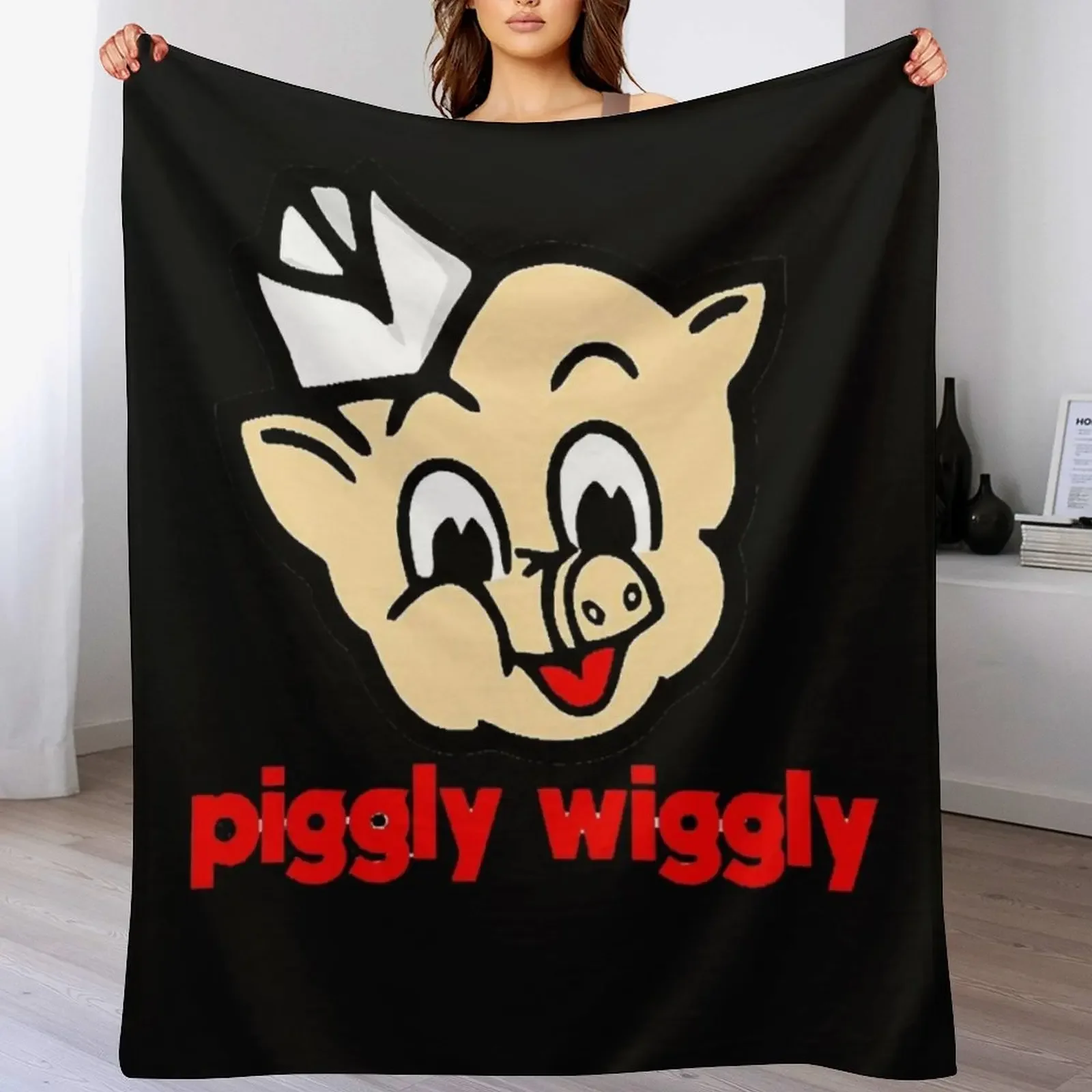 

Piggly Wiggly Classic T-Shirt Throw Blanket Luxury Throw for babies Luxury St Camping Blankets