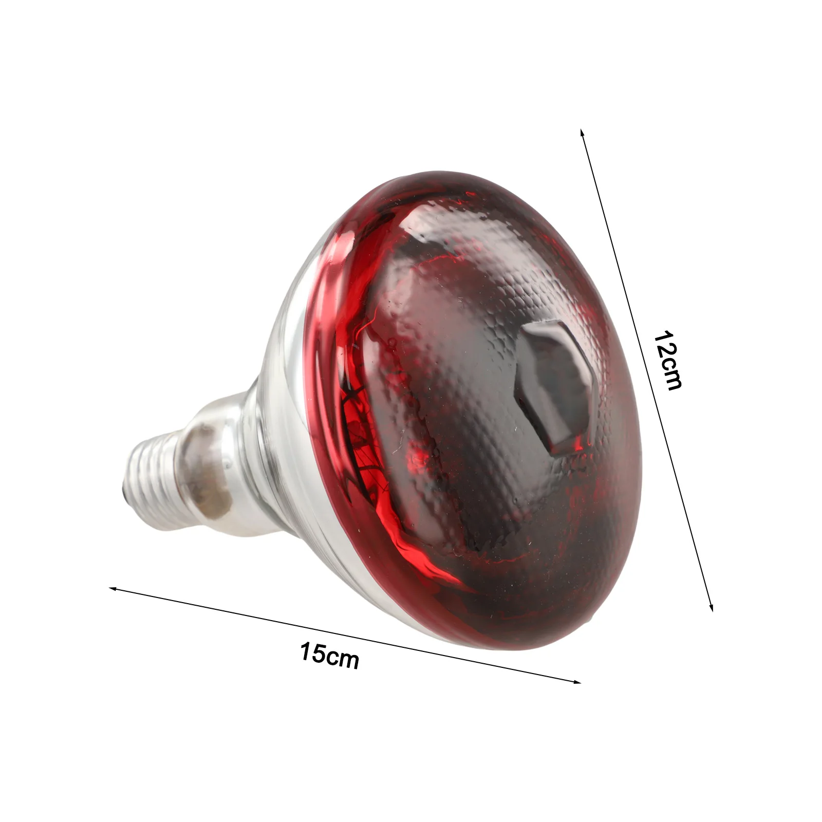 Heat Lamp for Reptile and Chicken Brooders Infrared Red Bulb with E27 Socket Compatible for Consistent Heating