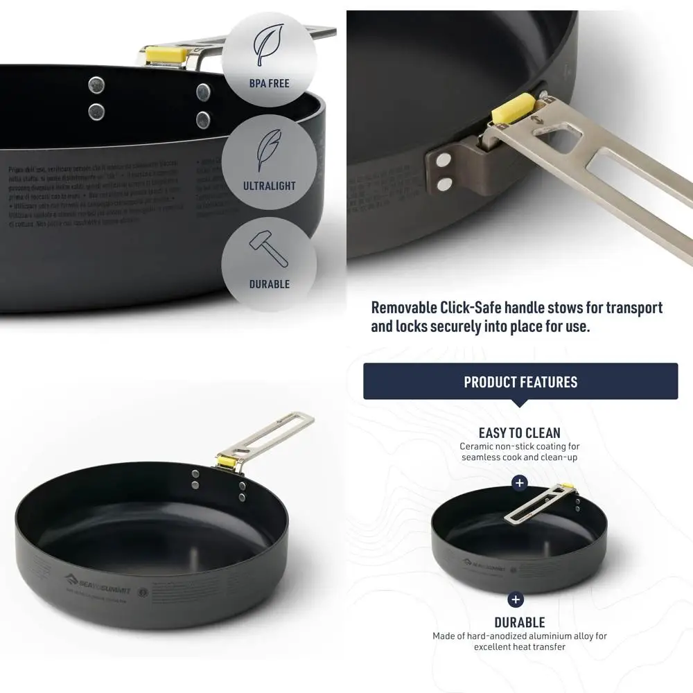 

Ultralight 8-Inch Camping Pan for Outdoor Cooking