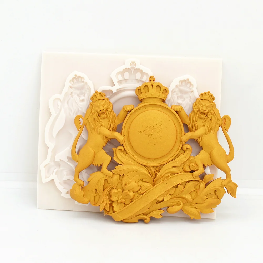 Silicone Mold Lion Kitchen Baking Tools For Diy Relief Cake Flower Chocolate Decorating Fondant Craft Moulds