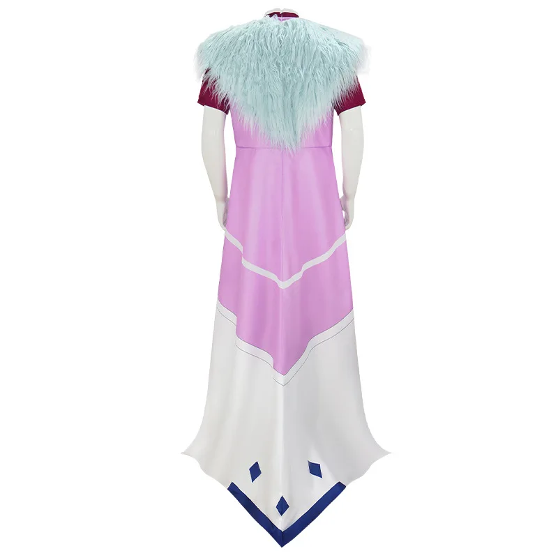 أزياء هازبين Helluva Andrealphus Boss الجديدة لعام 2025 أزياء تنكرية أنيمي أزياء ملكة الجليد ملابس الفندق مجموعة كاملة لحفلات الهالوين