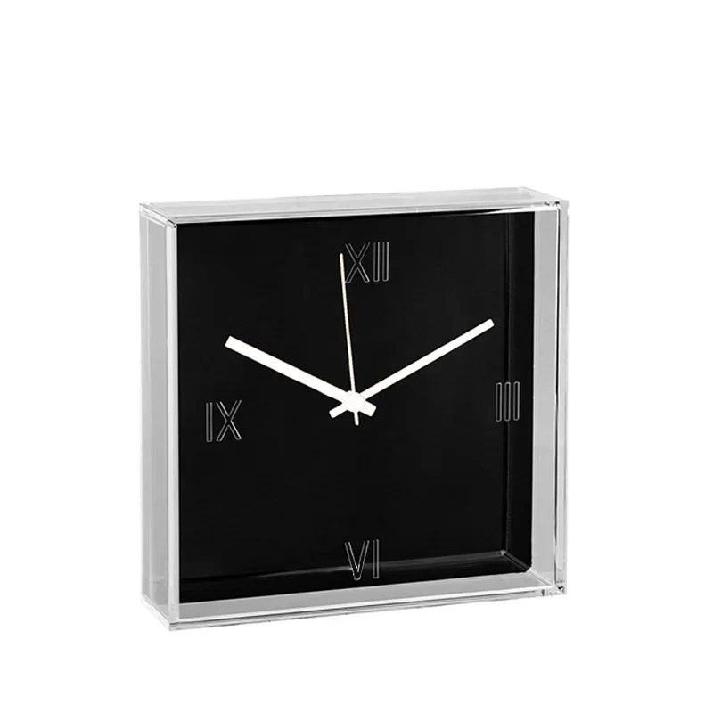

Creative acrylic alarm clock ornament, office living room dining room creative ornament soft decoration