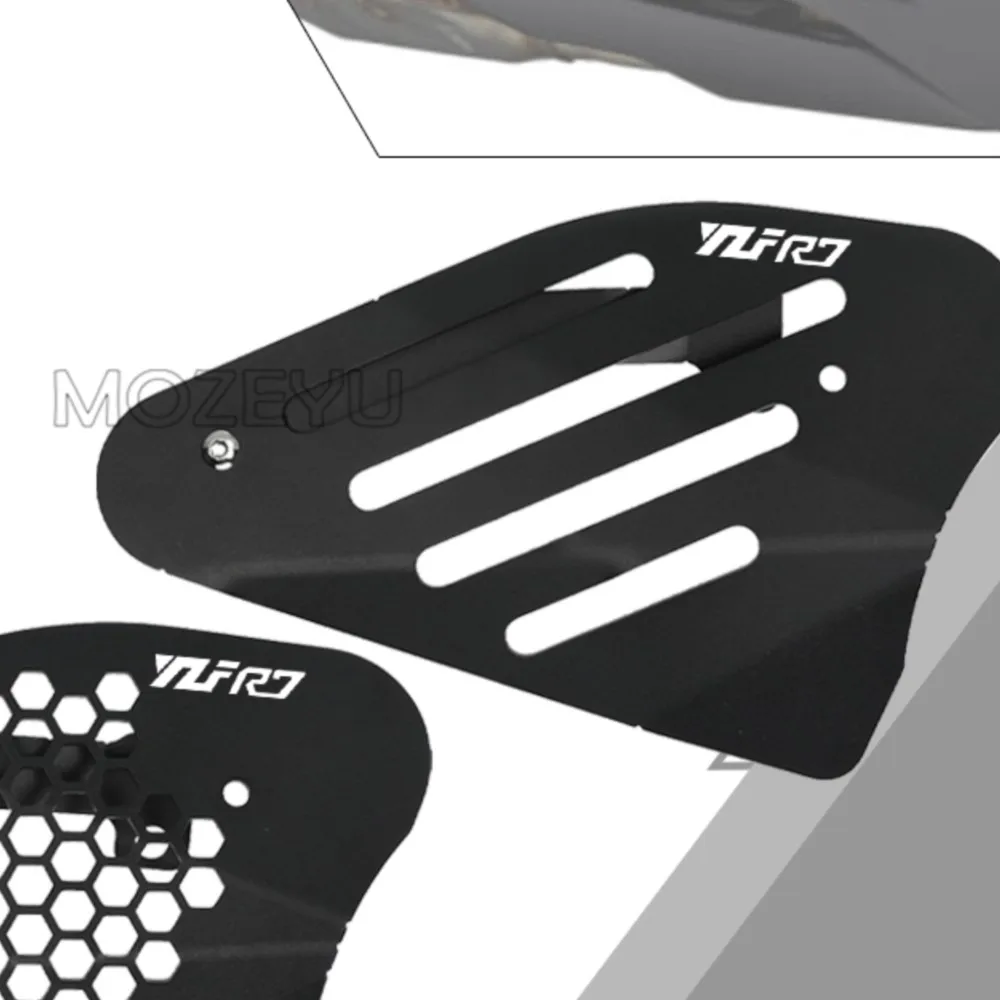 2025 MOZEYU For YAMAHA YZF-R7 2021~2024 2022 2023 YZFR7 Muffler Protector Cover Shield YZF R7 Exhaust Pipe Guards Protection