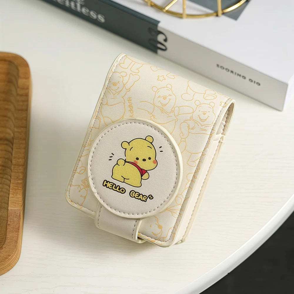 Olá kitty moda portátil espelho de maquiagem com saco de cosméticos leve kit de retoque de viagem caso protetor armazenamento melhor presente