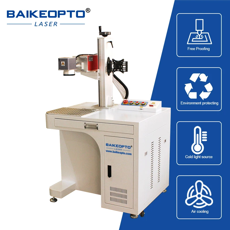 UVM-5M 5W  UV Laser Marking Machine for Metal Plastic Crystals Wood Glass eco-friendly and efficient Engraving Marking Machine