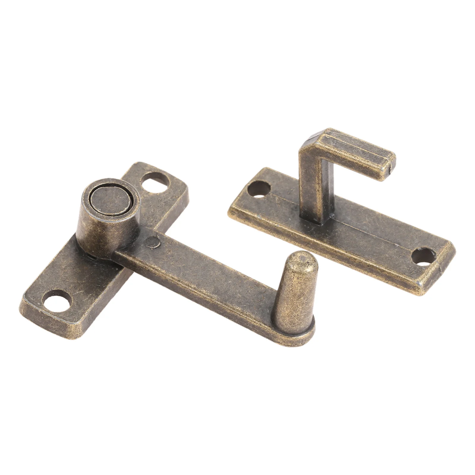 1pc Bronze Color Metal Latch Bolt Kitr Most Door Locks for Family Bedrooms Doors Garages Gardens Bathrooms