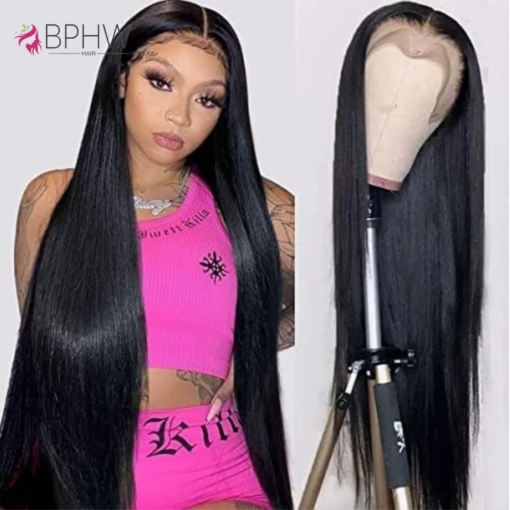 

Invisible Strap Straight 360 Full Hd Lace Front 100% Human Hair Wig 360 Lace Frontal Wigs Pre Plucked Glueless Wig Ready To Wear
