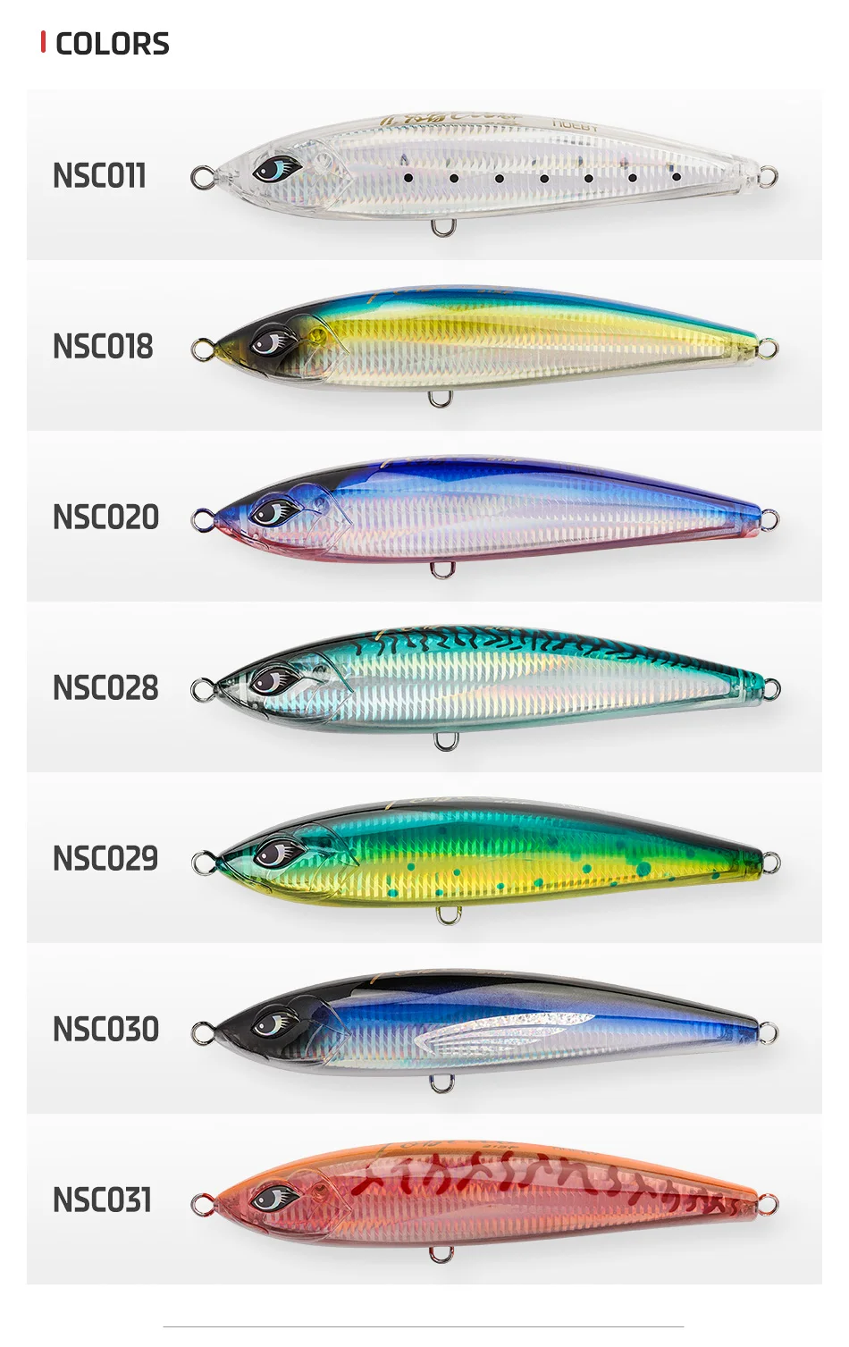 NOEBY Tobiuo Tauchköder 215mm 128g Schwimmender Pencil-Köder für Hochsee, Künstlicher Hartköder für Salzwasser-Thunfisch, GT und Großwildfischen – Detail 7