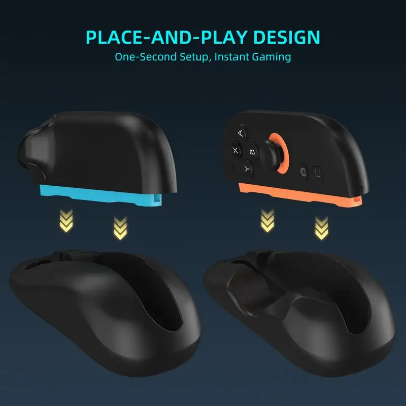 For Switch 2 Game Controller Mice Game Console Gamepad Mice Portable Gaming Console Accessories Set Of 2 PC Gamepad Stand For