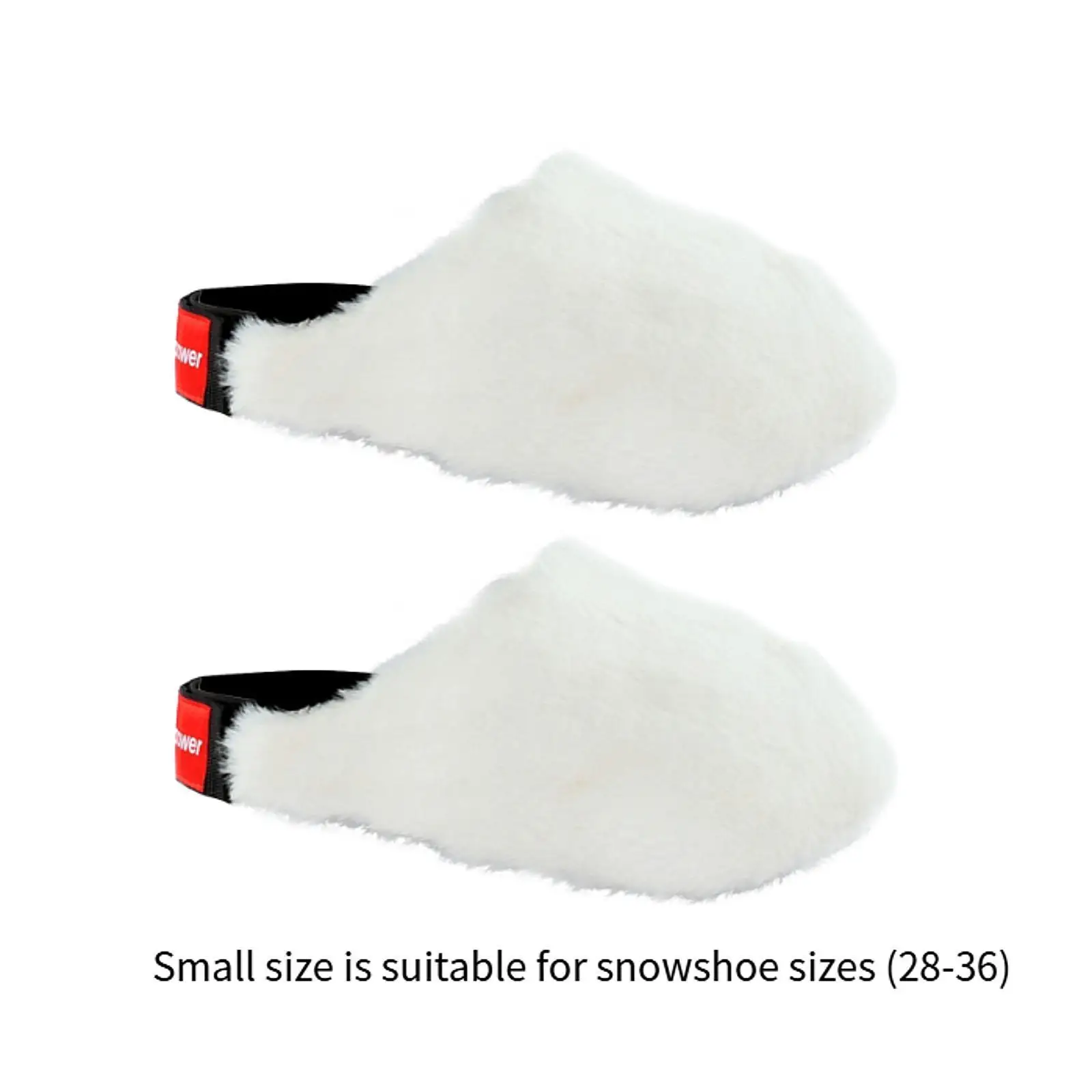 Skiing Boot Covers Waterproof Flannel Windproof Snowshoe Covers for Women Men Lightweight Portable Winter Sports Protector Boot