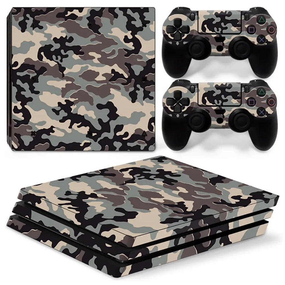 Pegatina de piel de material de vinilo para PS4 Pro, calcomanías de PVC, diseños coloridos