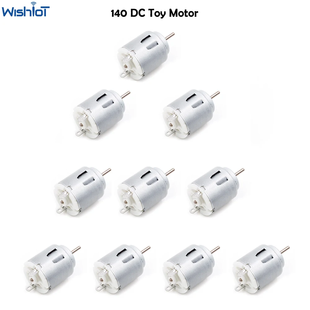 140 Motor DC 3V-6V 15000 RPM for DIY Electric Toy Car Ships Boats Small Fan R140 DC Toy Micro Motor