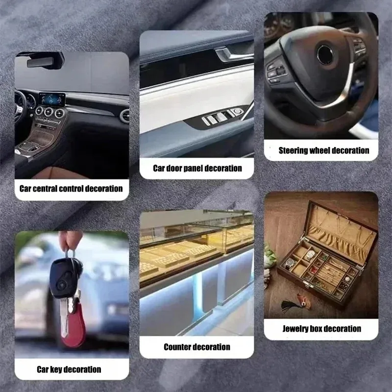 ذاتية اللصق من جلد الغزال لزجة الكاتارا الجلود القماش التصحيح ملصق DIY بها بنفسك أريكة الجدول كرسي حقيبة الأحذية السرير السيارات الداخلية