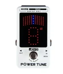 

JF-18R Guitar Pedal Tuner Power Tune Tuner Pedal 2 in 1 Guitar Power Supply and Tuner True Bypass Musical Instrument Parts