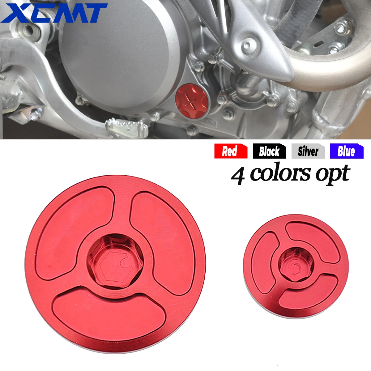 Motorcycle CNC Engine Timing Cover Cap Plug Set For Honda CRF150R CRF230F CRF250R/L/M/RALLY CRF450R/X CRF1000L 2002 2003-2019