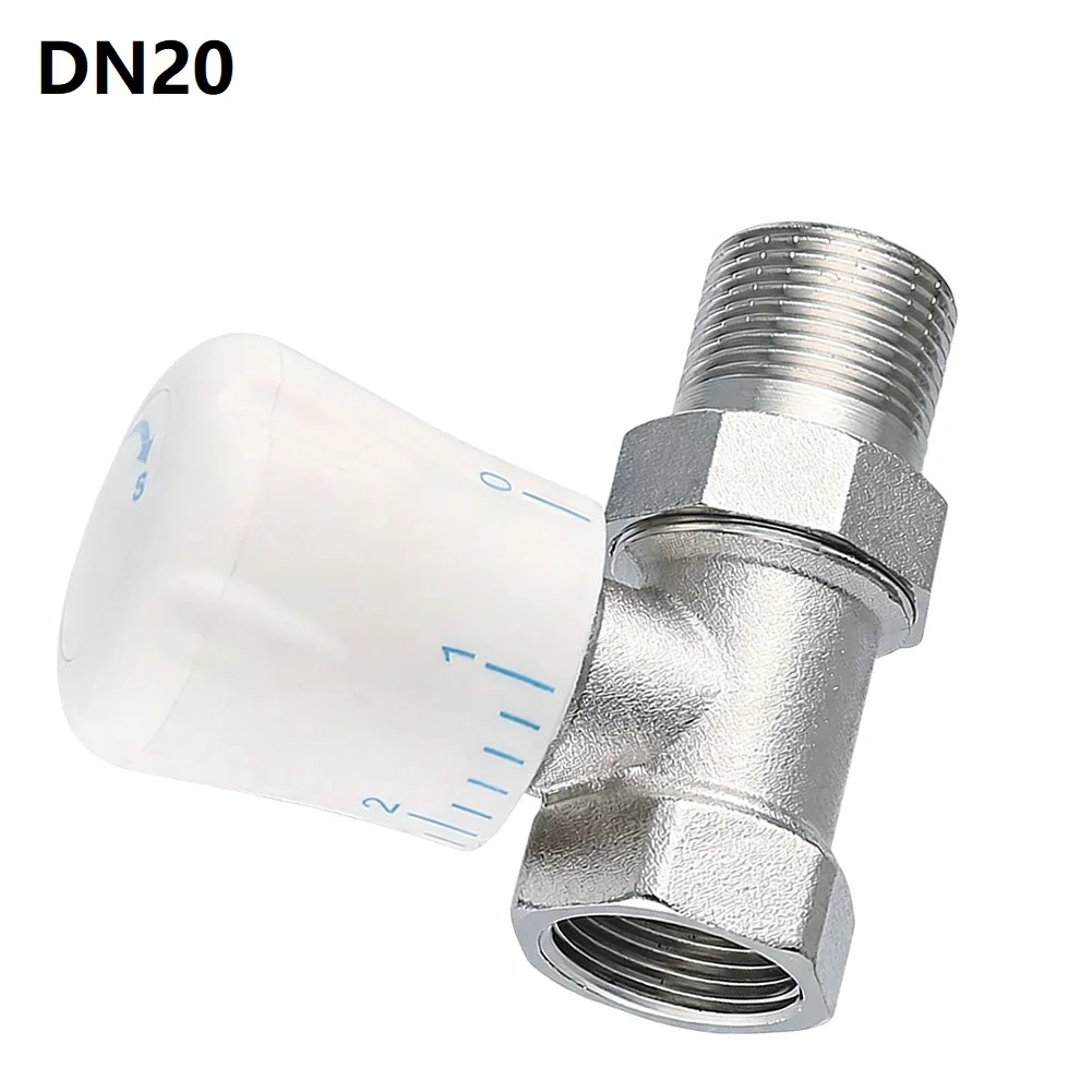 For Heating Systems Temperature Control Angle Radiator Valve Radiator Installation Male Female Threads Temperature Sensing