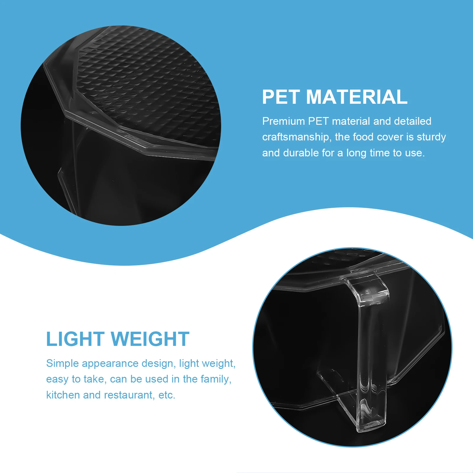 

Clear Food Cover Stackable Multi-Function Pet Kitchen Food Protector Table Dining Outdoor Heat Preservation Tent