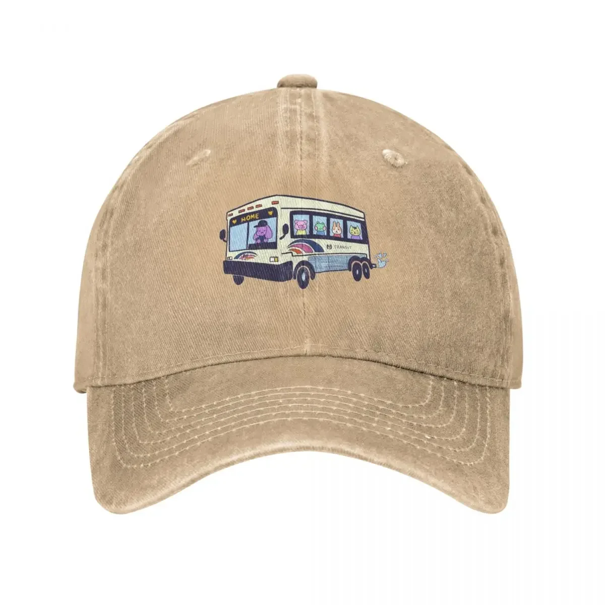 NJ Transit Bus Baseball Cap Sunscreen fashionable summer hat Hat Beach Designer Man Women's