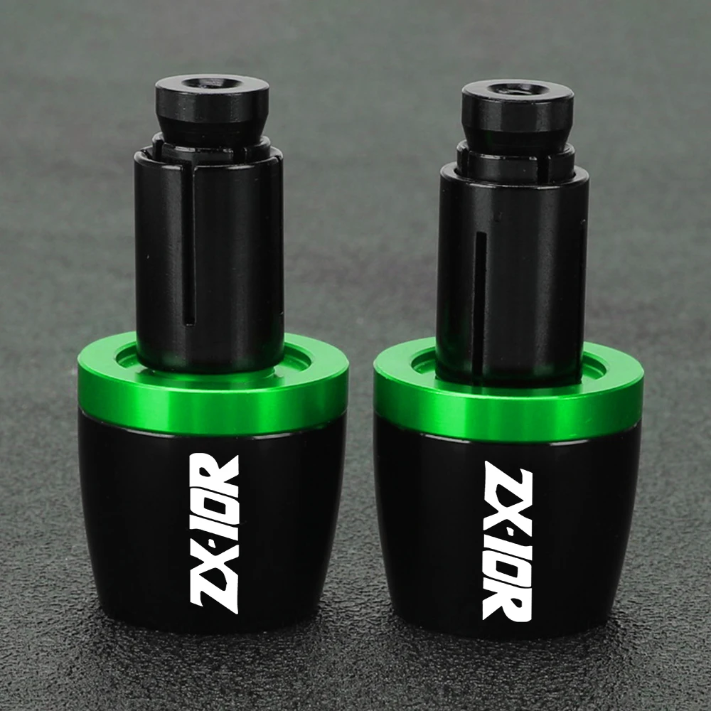 ZX-10R 2021 2022 2023 2024 Hand Grips Motorcycle Handlebar Handles Grip Ends Plug CNC For KAWASAKI ZX10R Ninja ZX 10R 2006-2020