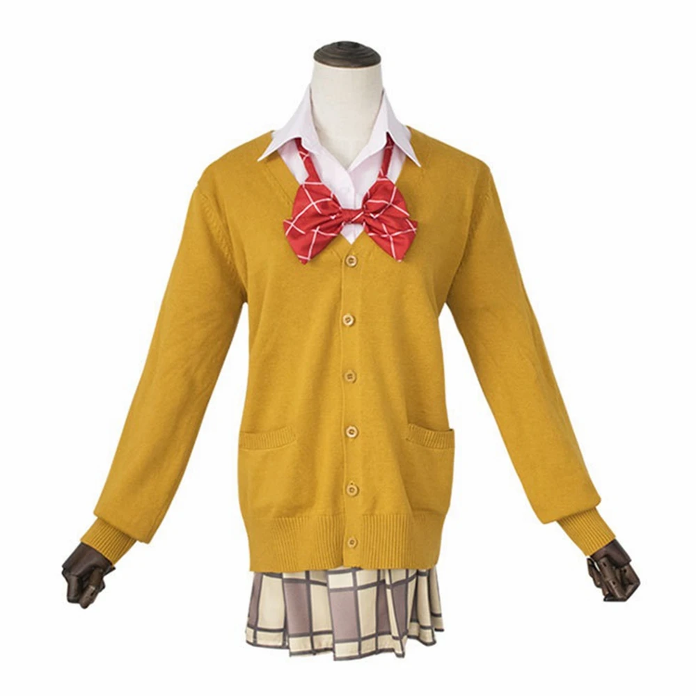 Unisex Anime Cos Aihara Yuzu Cosplay Costumes Outfit Halloween Christmas Uniform Custom Size