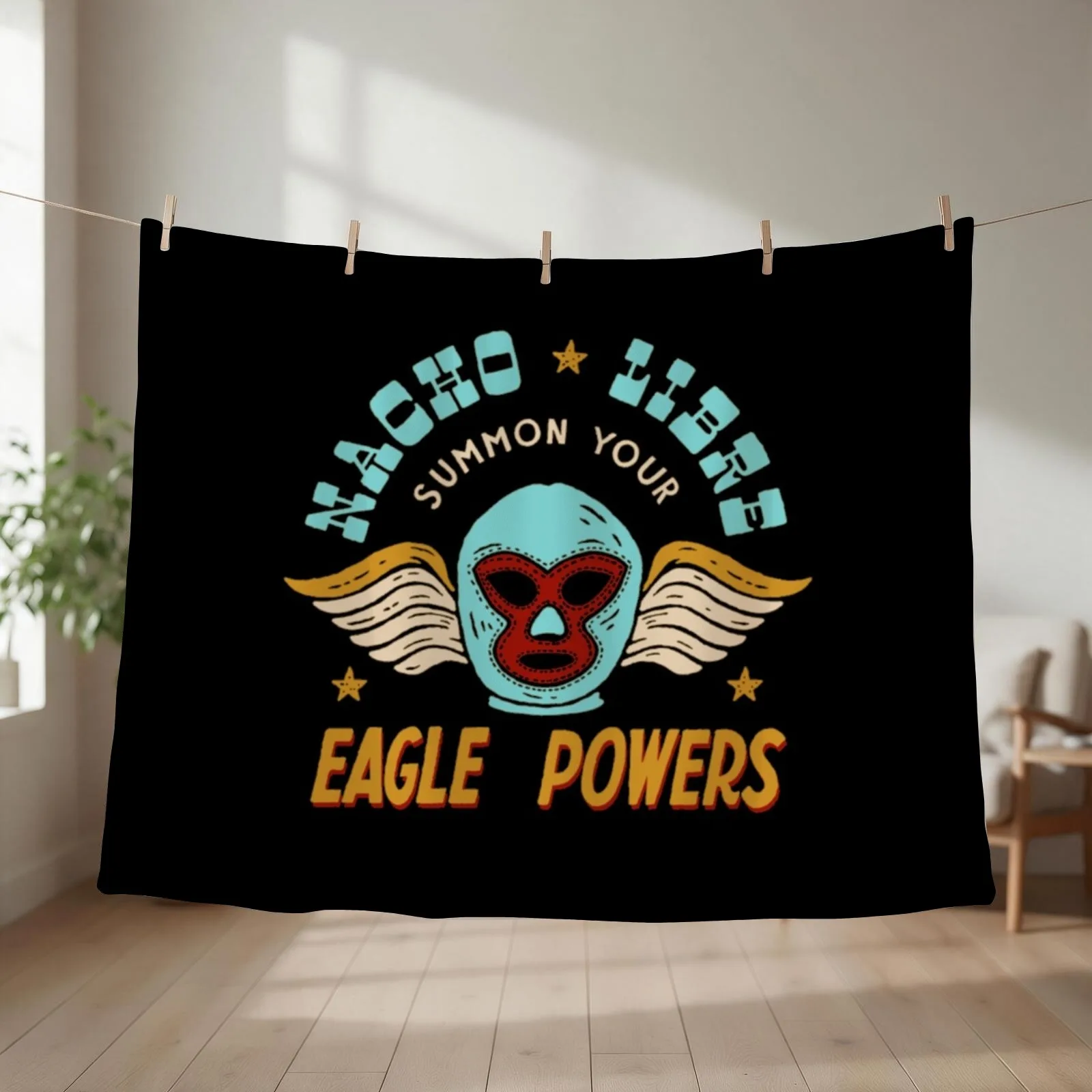 NACHO LIBRE Essential . Throw Blanket couch cozy soft plush fuzzy picnic outdoor blanket