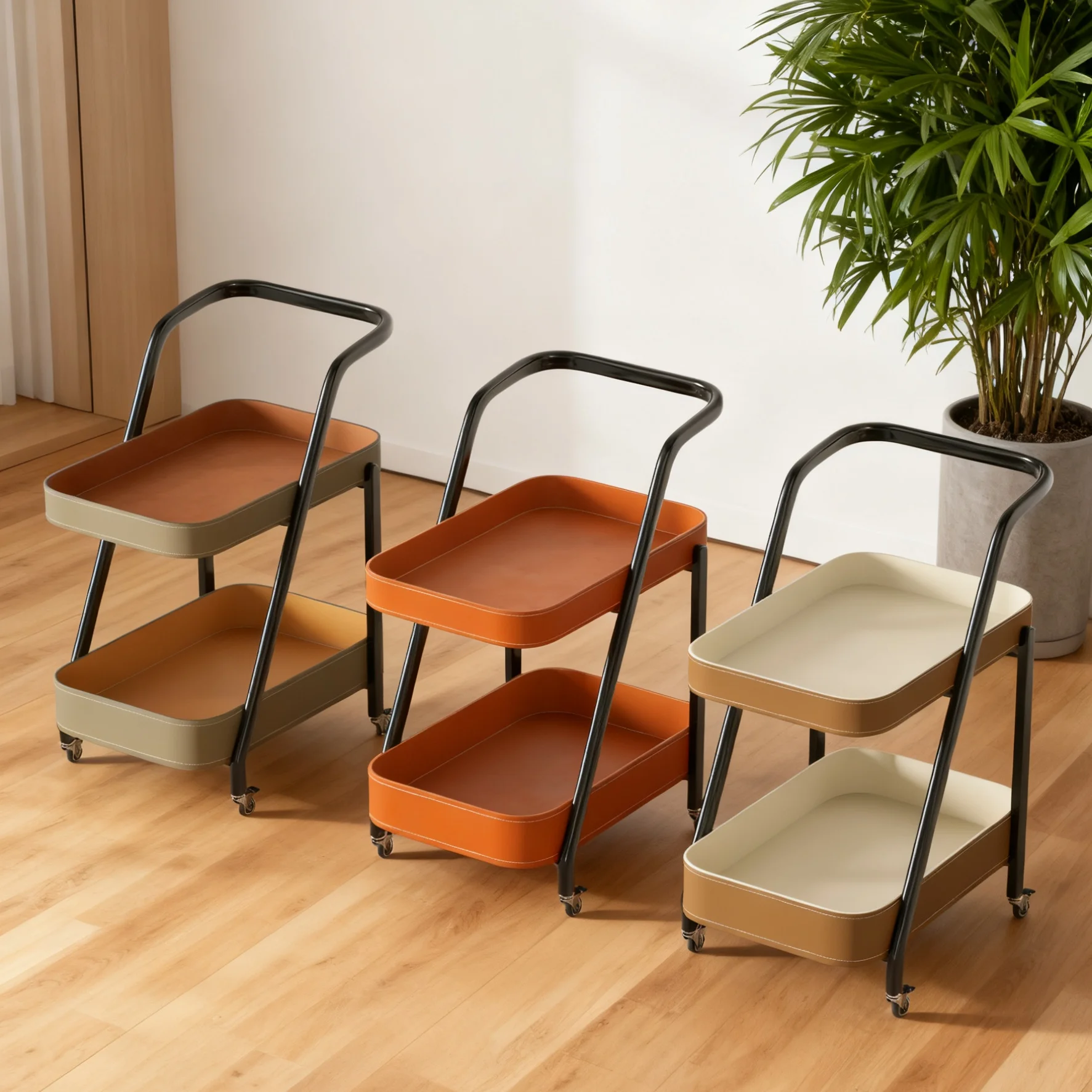 #Modern Scandinavian style mobile coffee tables with European Union CE certification, upscale hotels, restaurants, homes