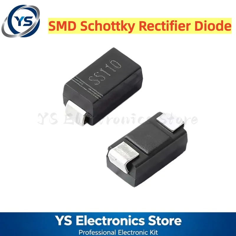 100pcs SMA Schottky Rectifier Diode SMD DO-214AC M1 M4 M7 SS12 SS14 SS16 SS24 SS34 SS110 SS210 SS310 US1M RS2M RS1M ES1D ES1J