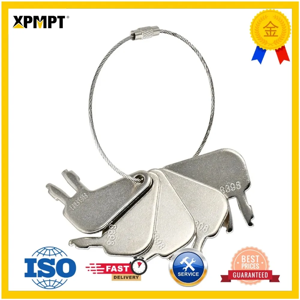 5PCS 8H5306 Ignition Keys 8398 Fits For Wheel Skidder 508 515 518C 525 525B 525C 525D