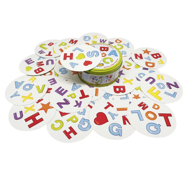 Juegos de mesa Doble Box para niños, juegos de cartas Spo It, estaño interactivo, inteligente, encontrar diferentes juegos de cartas
