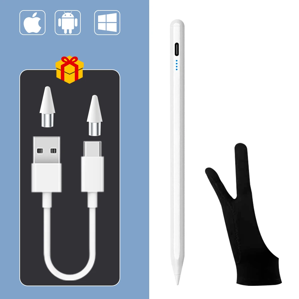 Universele stylus voor Android Ios Windows Ipad potlood met magnetische adsorptie tabletaccessoire voor Huawei Xiaomi Samsung potlood