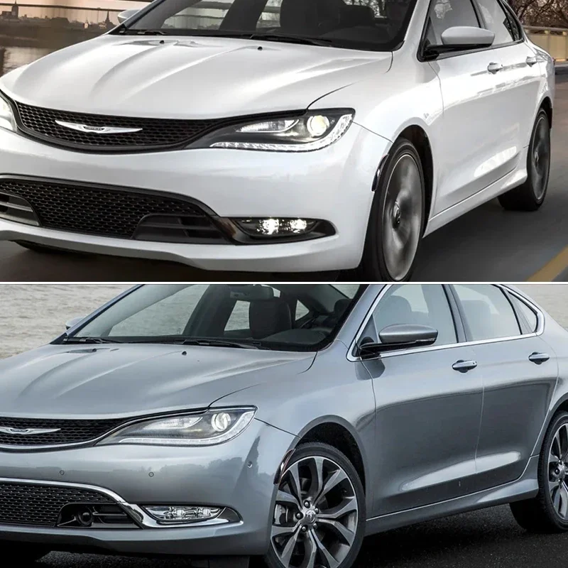 Dla 2015 2016 2017 Chrysler 200 Przydymione soczewki Przedni zderzak Boczne światło obrysowe Osłona Bez żarówki / gniazda Akcesoria samochodowe