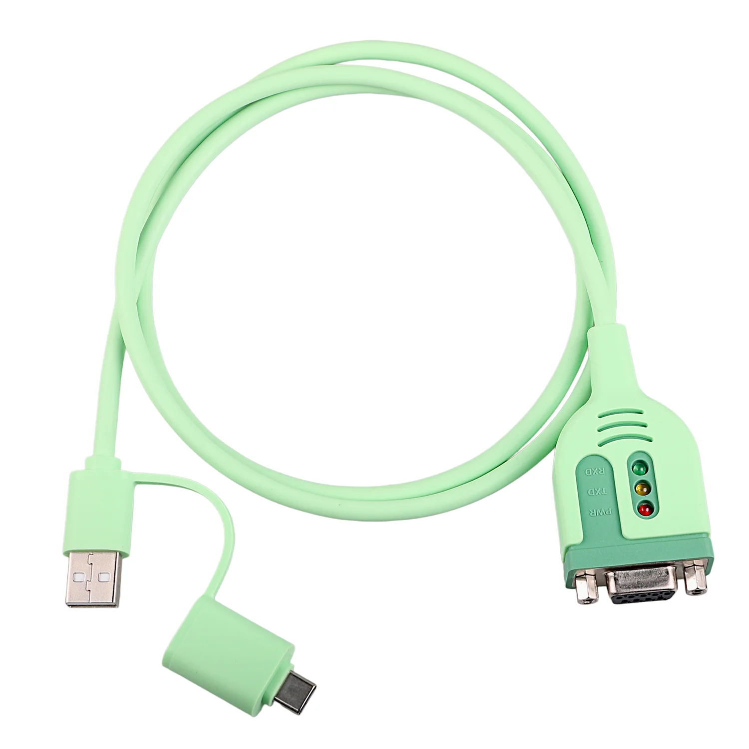 USB Type C  to DB9 RS232 Serial Cable FTDI FT232RL Chip USB 2.0 Male to DB9 Female Converter Adapter for PLC Router Programming