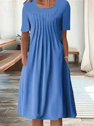 Plus Size Fashion Elegant Women Dress Loose Casual Dress Women Dress New Temperament