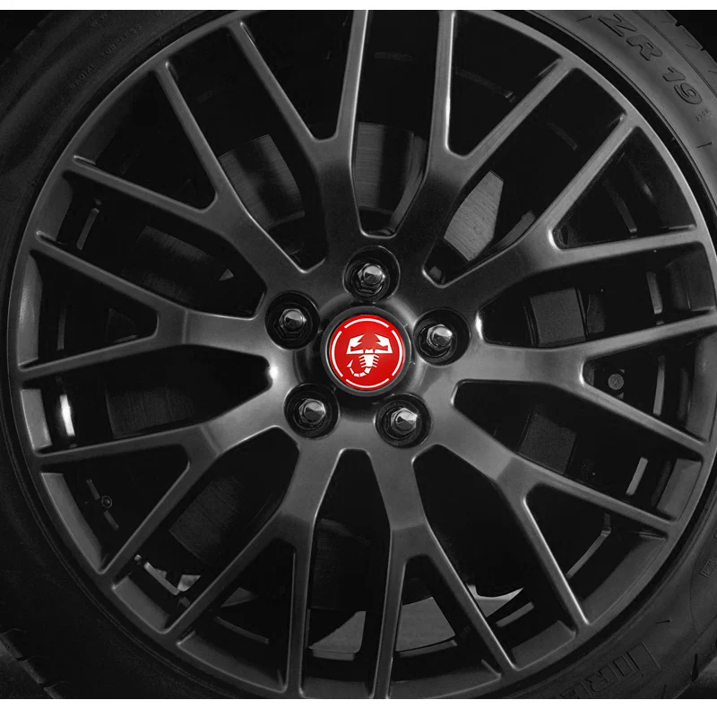 4 قطعة 56 مللي متر سيارة عجلة مركز محور قبعات شعار ملصقات لشركة فيات أبارث نبض الباندا تيبو سترادا موبي دوبلو فريمونت تورو كوبو إيجيا #5