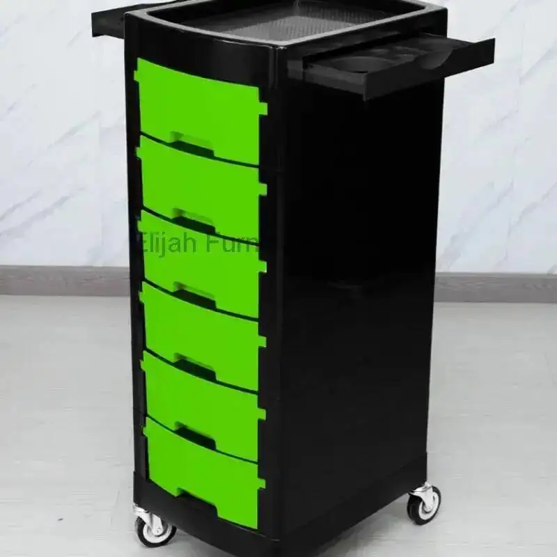 

Utility Trolley Cart Designer Beauty Rolling Salon Salon Trolley Hair Stylist Tool Wagen Mit Rollen Pretty Furniture YN50ST