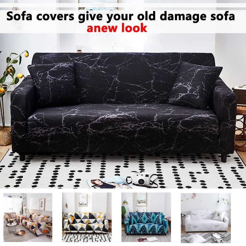 Printed sofa cover for all seasons, high elasticity, and easy installation for pets.  can be washed with a washing machine